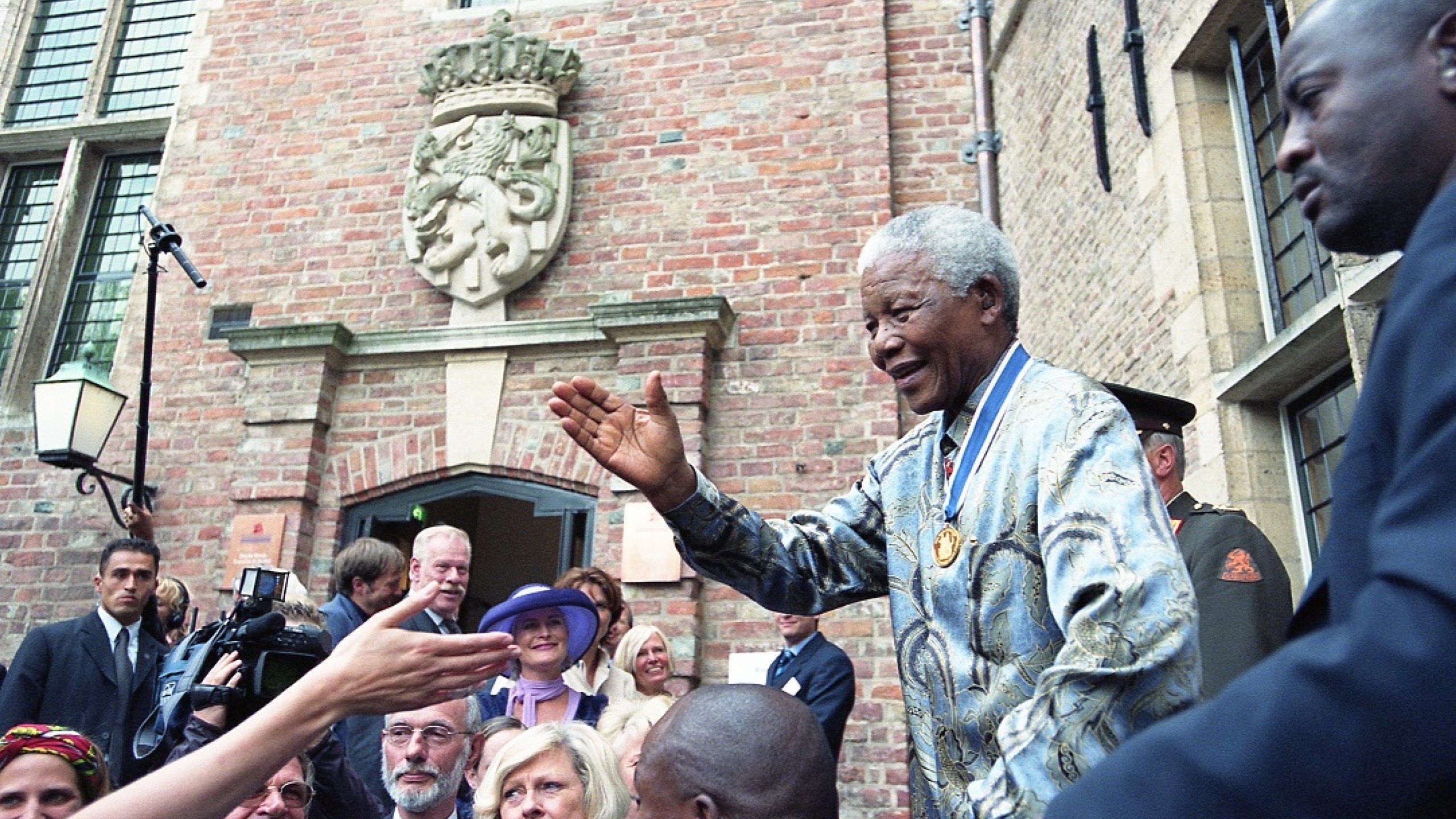 Nelson Mandela op het Abdij