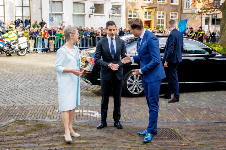 Ontvangst minister-president Rob Jetten