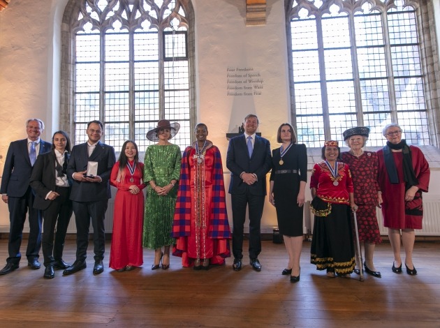 Laureatenfoto 2021 zonder presenters